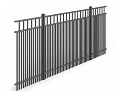 Flat top with tighter 1-1/2 inch commercial picket spacing, UAF 201